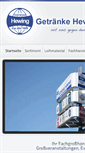 Mobile Screenshot of getraenke-hewing.de